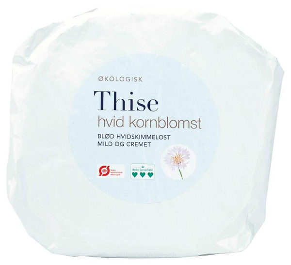 Produktfoto zu Weiße Kornblume - mild & cremiger Weichkäse