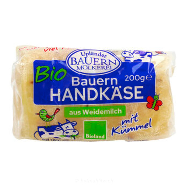 Produktfoto zu Bauernhandkäse mit Kümmel
