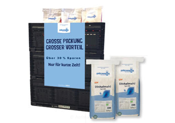 Produktfoto zu Dinkelmehl 630 - 2,5 kg Vorratspack
