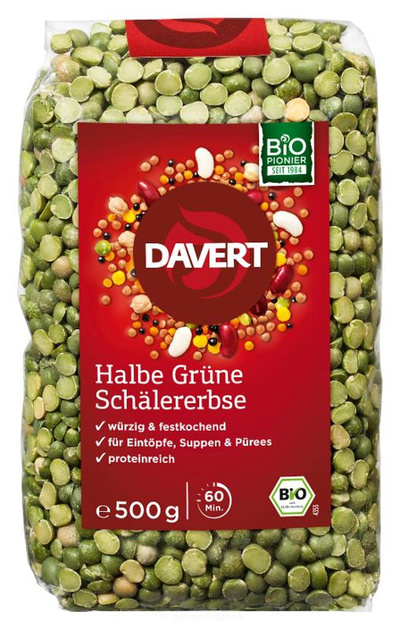 Produktfoto zu Grüne halbe Erbsen
