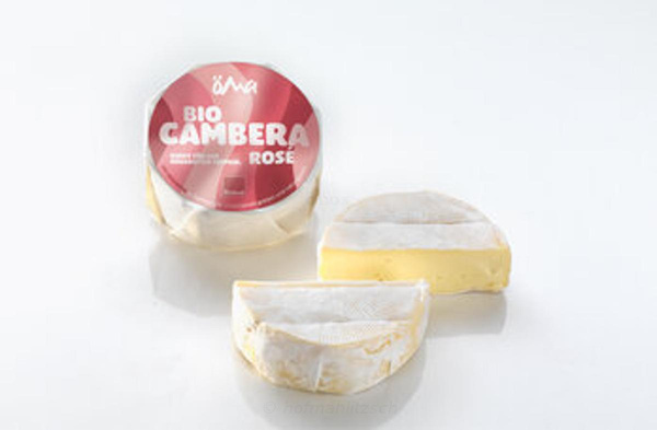 Produktfoto zu Cambera Rosé - Extra-cremiger Camembert mit Rotkultur