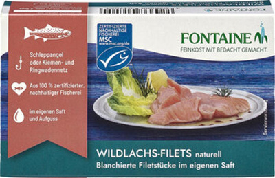 Produktfoto zu Wildlachsfilet naturell
