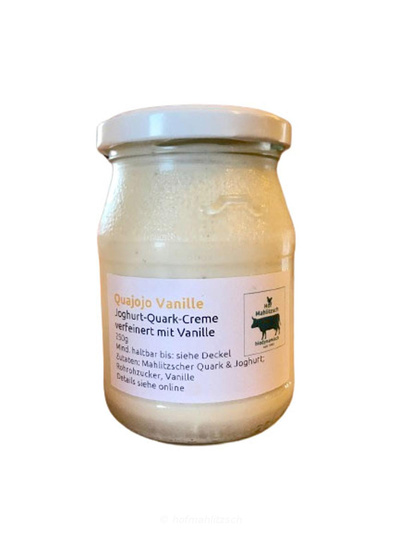 Produktfoto zu Quajojo Vanille - Feine Vanille-Quarkcreme - nur für kurze Zeit
