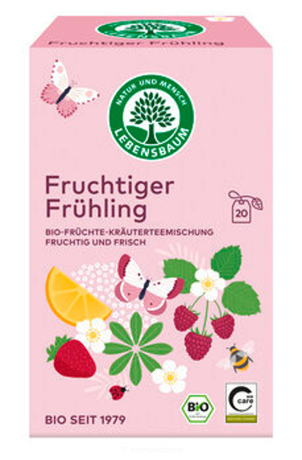 Produktfoto zu Fruchtiger Frühling Tee, im Beutel