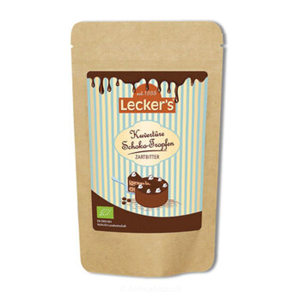 Produktfoto zu Kuvertüre Tropfen Zartbitter Schokolade