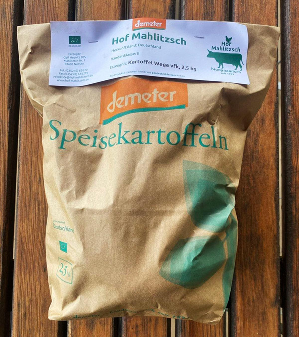 Produktfoto zu WEGA Kartoffeln 2,5 kg Sack