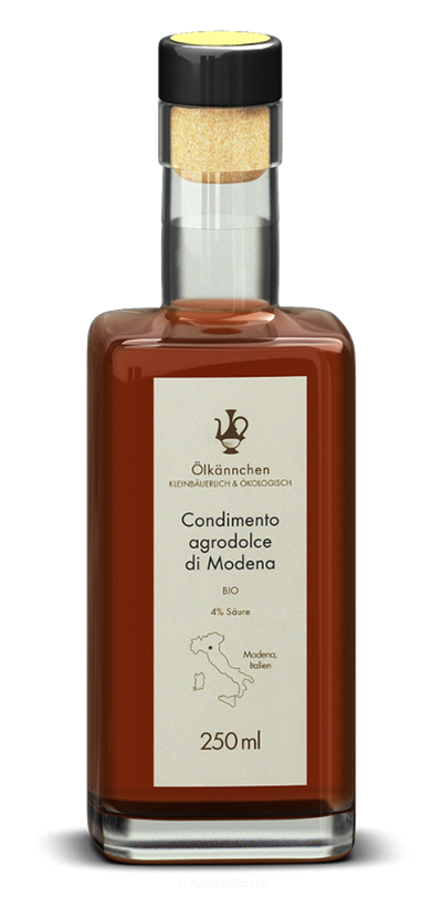 Produktfoto zu Acetaia Cazzola & Fiorini Condimento agrodolce Rosé - feiner Essig aus Montepulciano Trauben