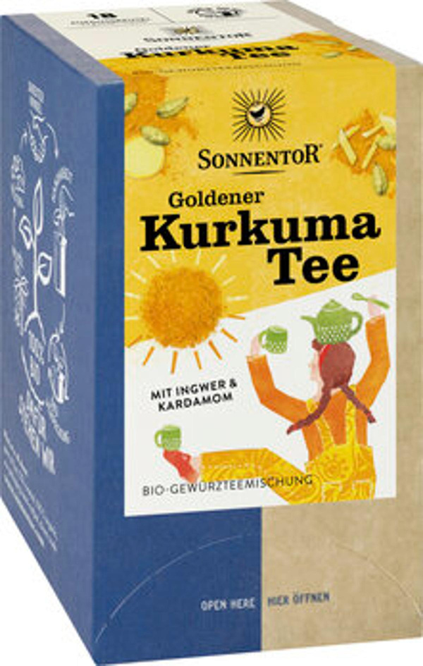 Produktfoto zu Goldener Kurkuma Tee