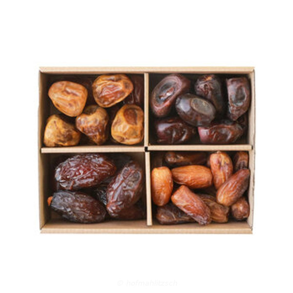 Produktfoto zu Datteln - 4 Sorten in der Geschenkbox