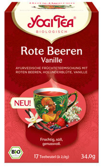 Produktfoto zu Yogi Tee Rote Beeren Vanille