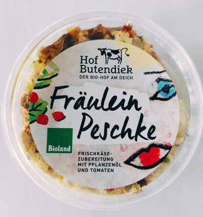 Produktfoto zu Fräulein Peschke - Frischkäse mit getrockneten Tomaten & Kräutern