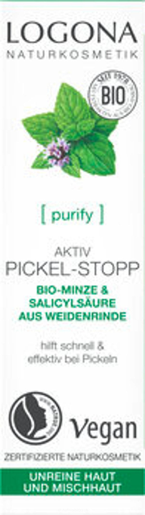 Produktfoto zu Anti-Pickel Tupfer Bio-Minze