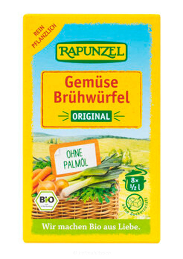 Produktfoto zu Gemüse-Brühwürfel Original, mit Bio-Hefe