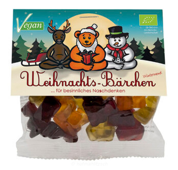 Produktfoto zu Weihnachts-Bärchen Wintermond - vegan