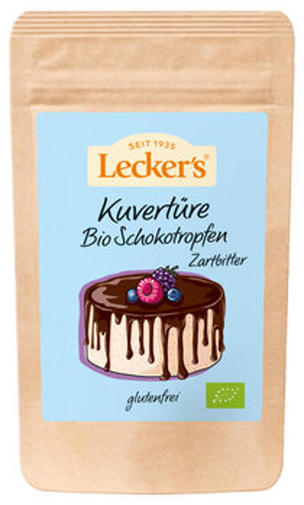 Produktfoto zu Kuvertüre Tropfen Zartbitter Schokolade