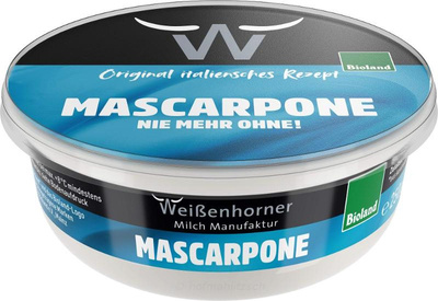 Produktfoto zu Bio-Mascarpone