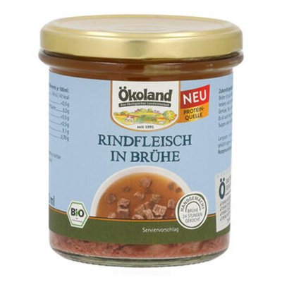 Produktfoto zu Rindfleisch in Brühe