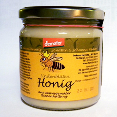Produktfoto zu Lindenblütenhonig