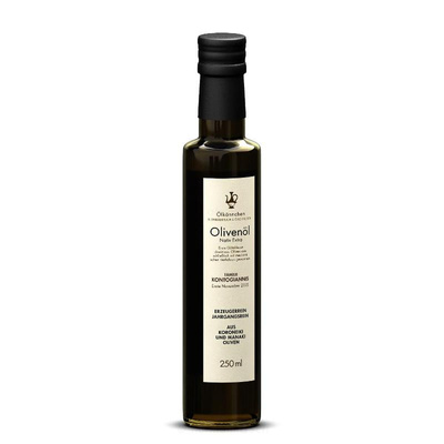 Produktfoto zu Olivenöl Kontogiannis - fruchtige Olivenöl, passt zu mediterranen Gerichten mit milden Gemüsen