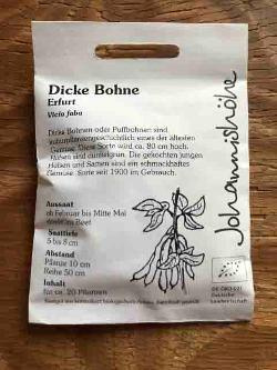 Produktfoto zu Dicke Bohne Erfurt