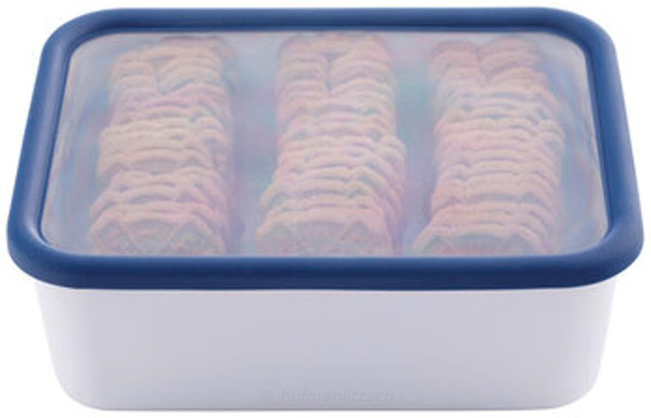 Produktfoto zu Emailledose m.Deckel,Gr.XL