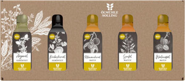 Produktfoto zu Kern- und Nussöle 5x - Geschenkset