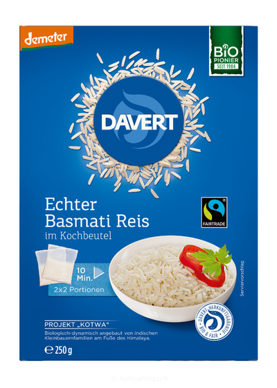 Produktfoto zu Basmati-Reis im Kochbeutel