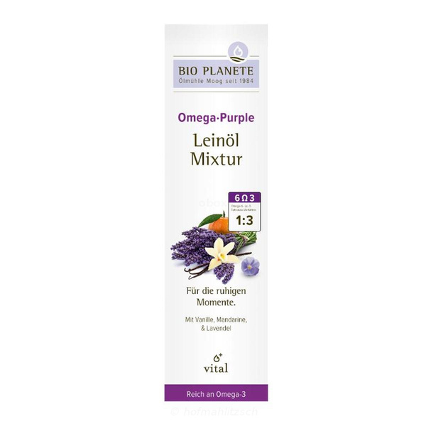 Produktfoto zu Omega Purple - Leinöl Mixtur für die ruhigen Momente