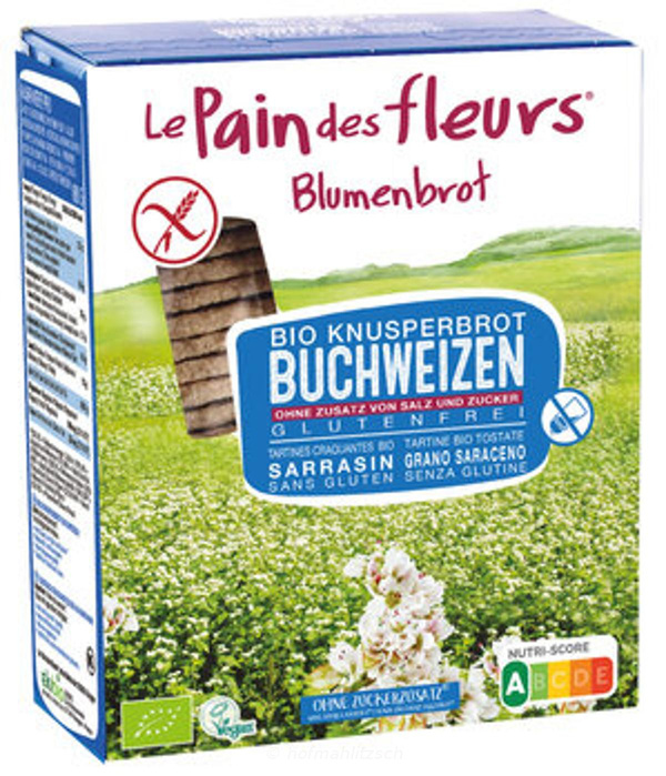 Produktfoto zu Blumenbrot Buchweizen o. Salz
