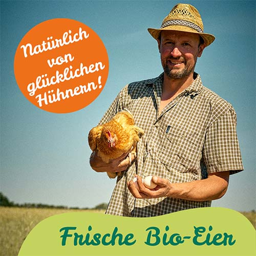 Frische Bio-Eier von Hof Mahlitzsch