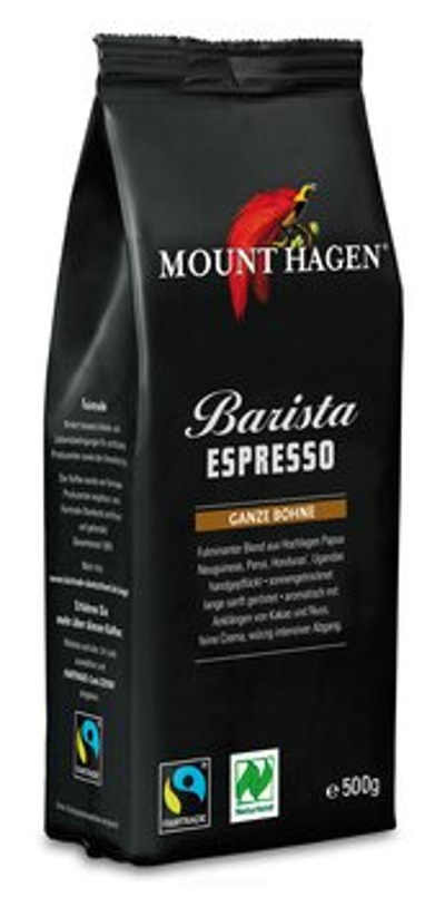 Produktfoto zu Mount Hagen Barista Espresso ganze Bohne