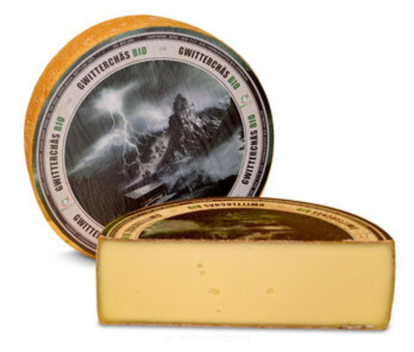 Produktfoto zu Schweizer Gwitterchäs - cremig kräftig würziger Hartkäse