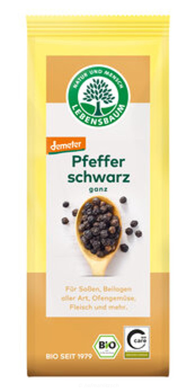 Produktfoto zu Pfeffer schwarz, ganz