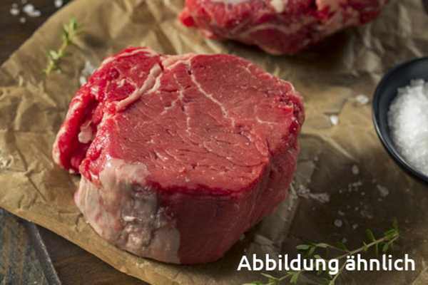 Produktfoto zu Filet klein vom Rind (Mahl.) ca. 0,45 kg