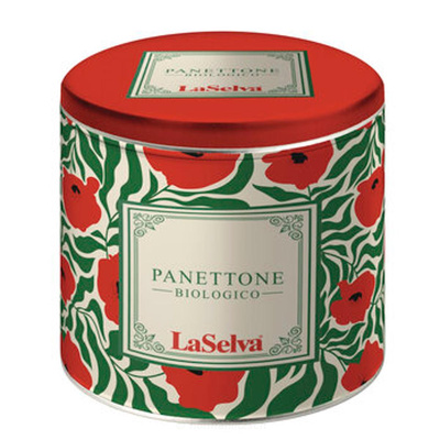 Produktfoto zu Panettone in der Dose - Mohnblumenmotiv