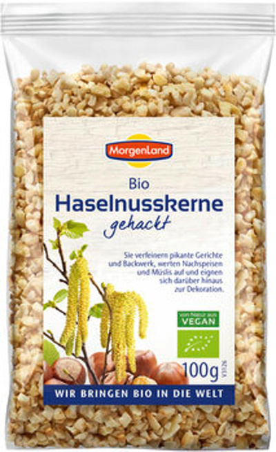 Produktfoto zu Haselnusskerne gehackt