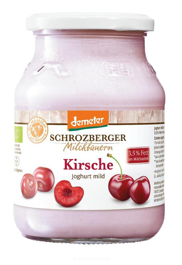 Produktfoto zu Kirsch-Holunder-Joghurt