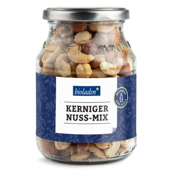 Produktfoto zu Kerniger Nuss-Mix im Pfandglas