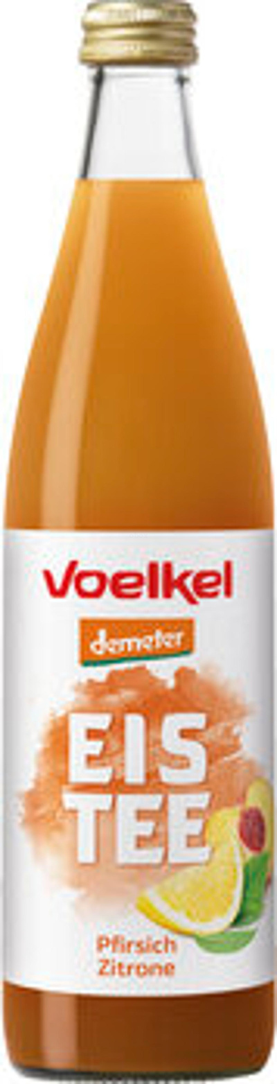 Produktfoto zu Eistee mit Pfirsich & Zitrone