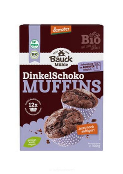 Produktfoto zu Dinkel-Schoko-Muffins