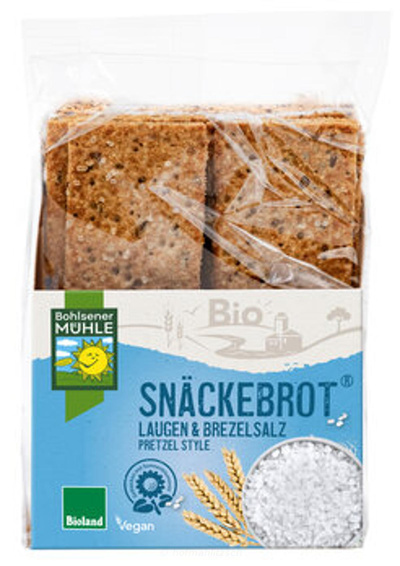 Produktfoto zu Snäckebrot Laugen & Brezelsalz - mild-aromatisches Brotgebäck