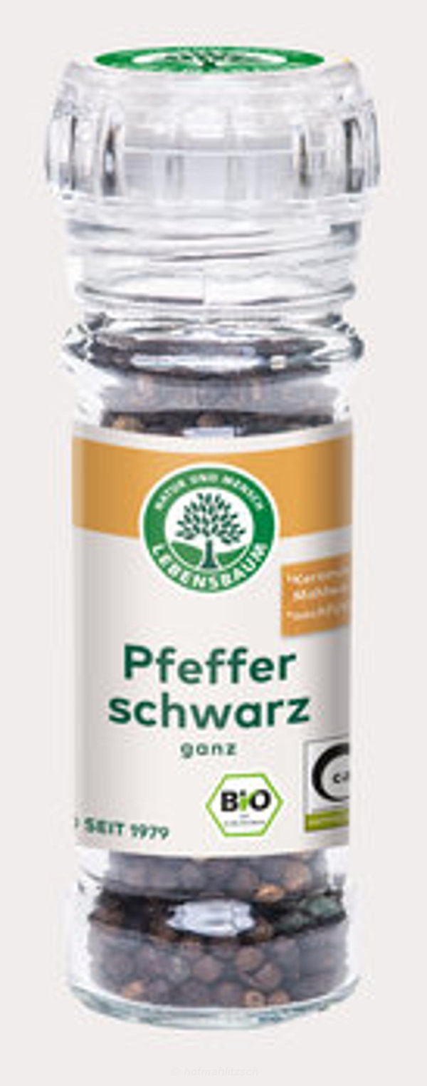 Produktfoto zu Pfeffer schwarz, Mühle