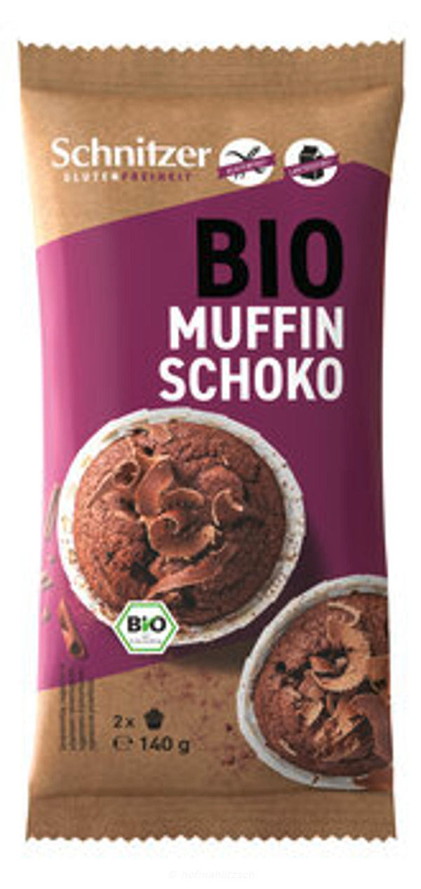Produktfoto zu Muffins mit dunkler Schokolade - glutenfrei