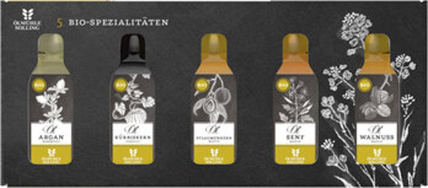 Produktfoto zu Kern- und Nussöle 5x - Geschenkset