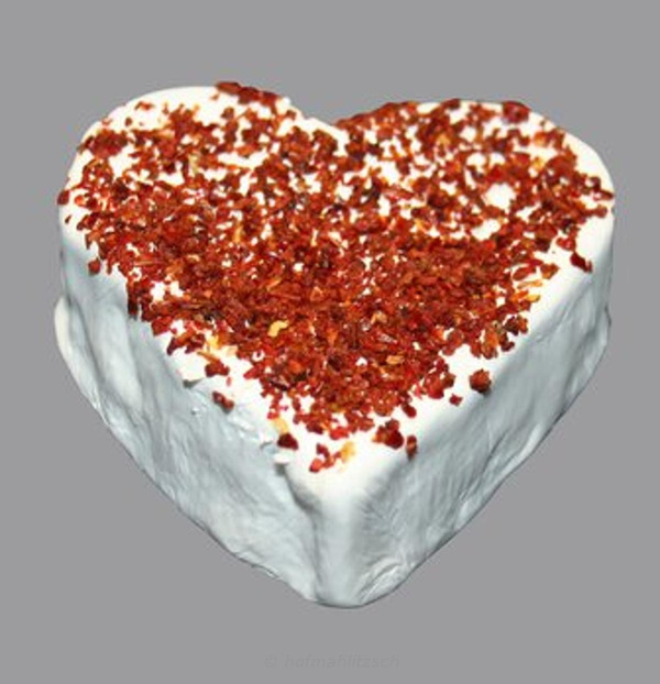 Produktfoto zu Herzchenkäse Paprika