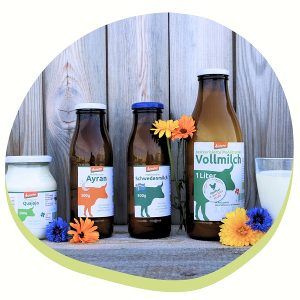 Köstliche Milchprodukte aus der hofeigenen Molkerei