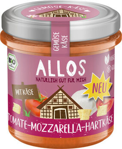Produktfoto zu Gemüse-Käse-Auftstrich Tomate-Mozarella-Hartkäse