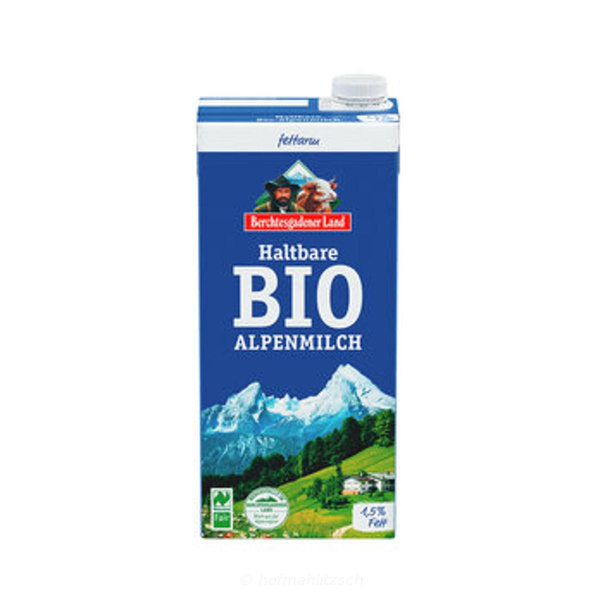 Produktfoto zu fettarme Bio-H-Milch 1,5%
