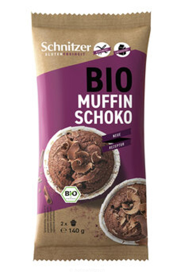 Produktfoto zu Muffins mit dunkler Schokolade - glutenfrei