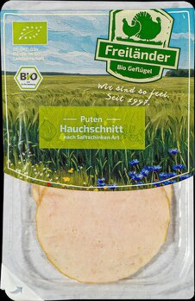 Produktfoto zu Putenaufschnitt hauchfein - nach Saftschinkenart